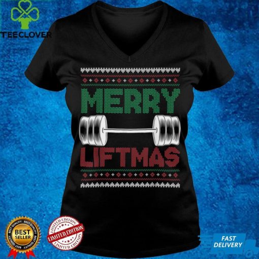 Official Merry Liftmas Christmas Day Santa Claus Weightlifter Sweater Shirt