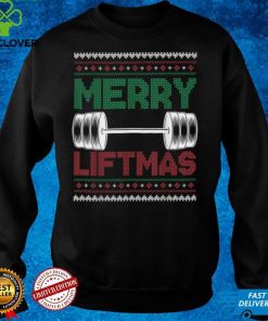 Official Merry Liftmas Christmas Day Santa Claus Weightlifter Sweater Shirt