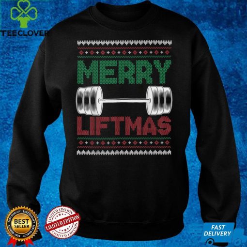 Official Merry Liftmas Christmas Day Santa Claus Weightlifter Sweater Shirt