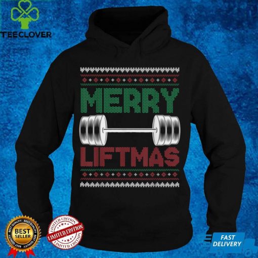 Official Merry Liftmas Christmas Day Santa Claus Weightlifter Sweater Shirt