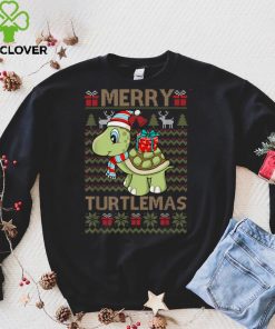 Official Merry Turtlemas Xmas Sea Turtle Lover Christmas Pajama Sweater Shirt