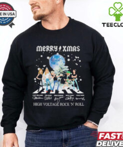 Official Merry Xmas AC DC High Voltage Rock ‘N’ Roll T Shirt