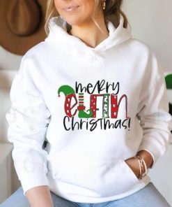 Official Merry elfin Christmas festive holiday T hoodie, sweater, longsleeve, shirt v-neck, t-shirt