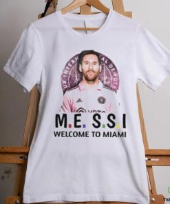 Official Messi Welcome To Miami T Shirt