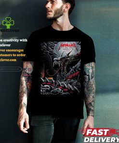 Official Metallica M72 Minneapolis M72 North American Tour 2024 In Minnesota US Full Show Combine Poster For Night 1 And 2 At US Bank Stadium On August 16 And 18 2024 T Shirt