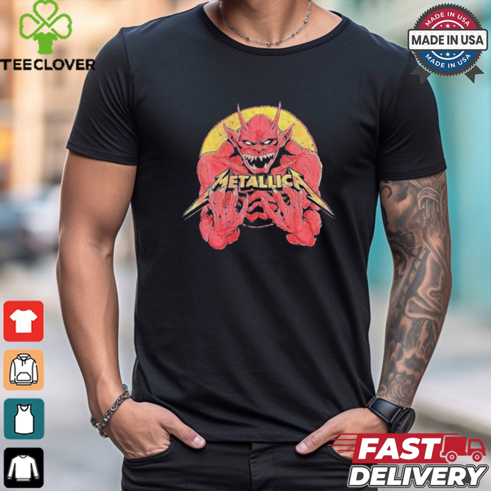 Official Metallica M72 North American Tour 2024 Jump Fire Devil Art With Tour List Shirt Official Metallica M72 North American Tour 2024 Jump Fire Devil Art With Tour List Shirt