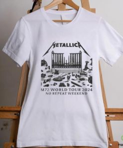 Official Metallica M72 World Tour 2024 No Repeat Weekend Shirt