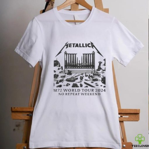 Official Metallica M72 World Tour 2024 No Repeat Weekend Shirt