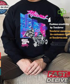 Official MiamI vice ghost black T shirt