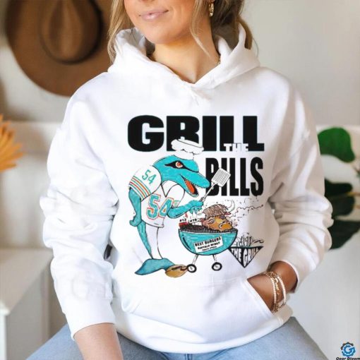Official Miami Dolphins Grill The Bills T Shirt