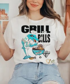 Official Miami Dolphins Grill The Bills T Shirt