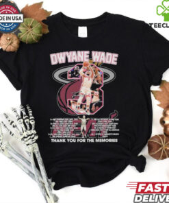 Official Miami Heat Thank You For The Memories Of Dwyane Wade Legends T Shirt