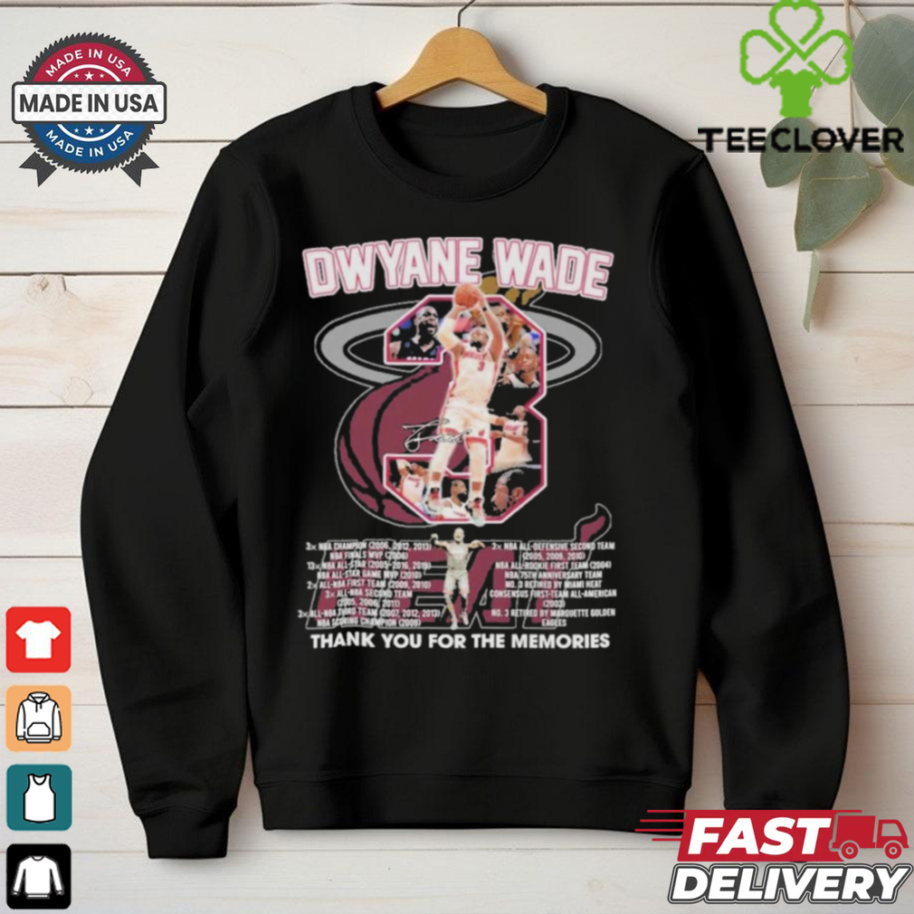 Official Miami Heat Thank You For The Memories Of Dwyane Wade Legends T Shirt Official Miami Heat Thank You For The Memories Of Dwyane Wade Legends T Shirt