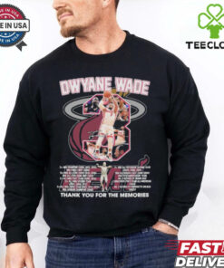 Official Miami Heat Thank You For The Memories Of Dwyane Wade Legends T Shirt