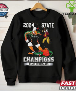 Official Miami Hurricanes 2024 2 Sided Canes State Champions Shirt