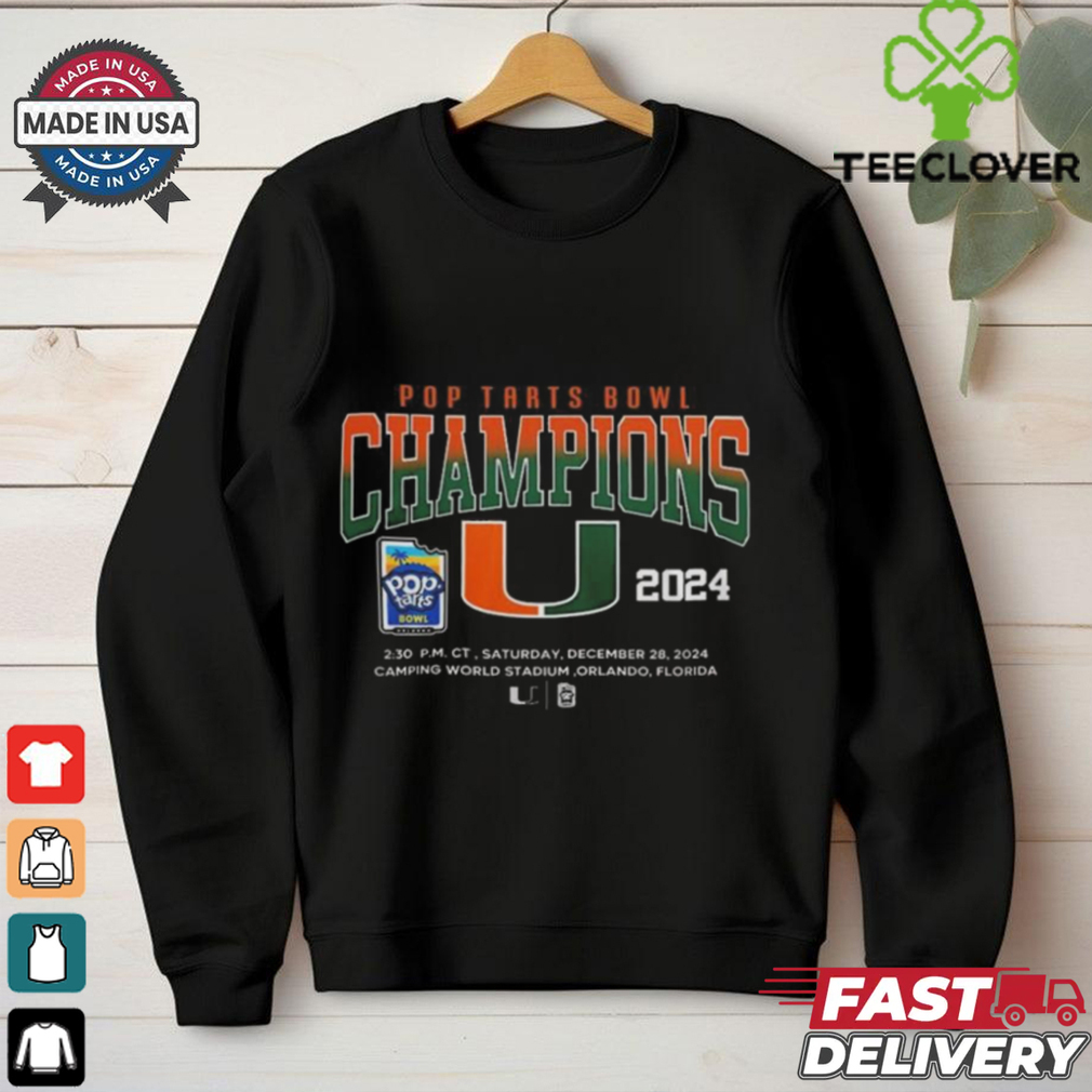 Official Miami Hurricanes Bowl Champion 2024 For Fans Shirt Official Miami Hurricanes Bowl Champion 2024 For Fans Shirt