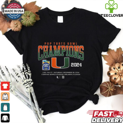 Official Miami Hurricanes Bowl Champion 2024 For Fans Shirt
