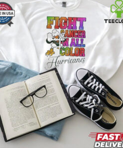 Official Miami Hurricanes Fight Cancer In All Color Shirt