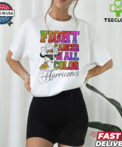 Official Miami Hurricanes Fight Cancer In All Color Shirt