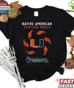 Official Miami Hurricanes Native American Heritage Month 2024 Shirt