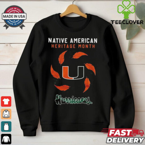 Official Miami Hurricanes Native American Heritage Month 2024 Shirt
