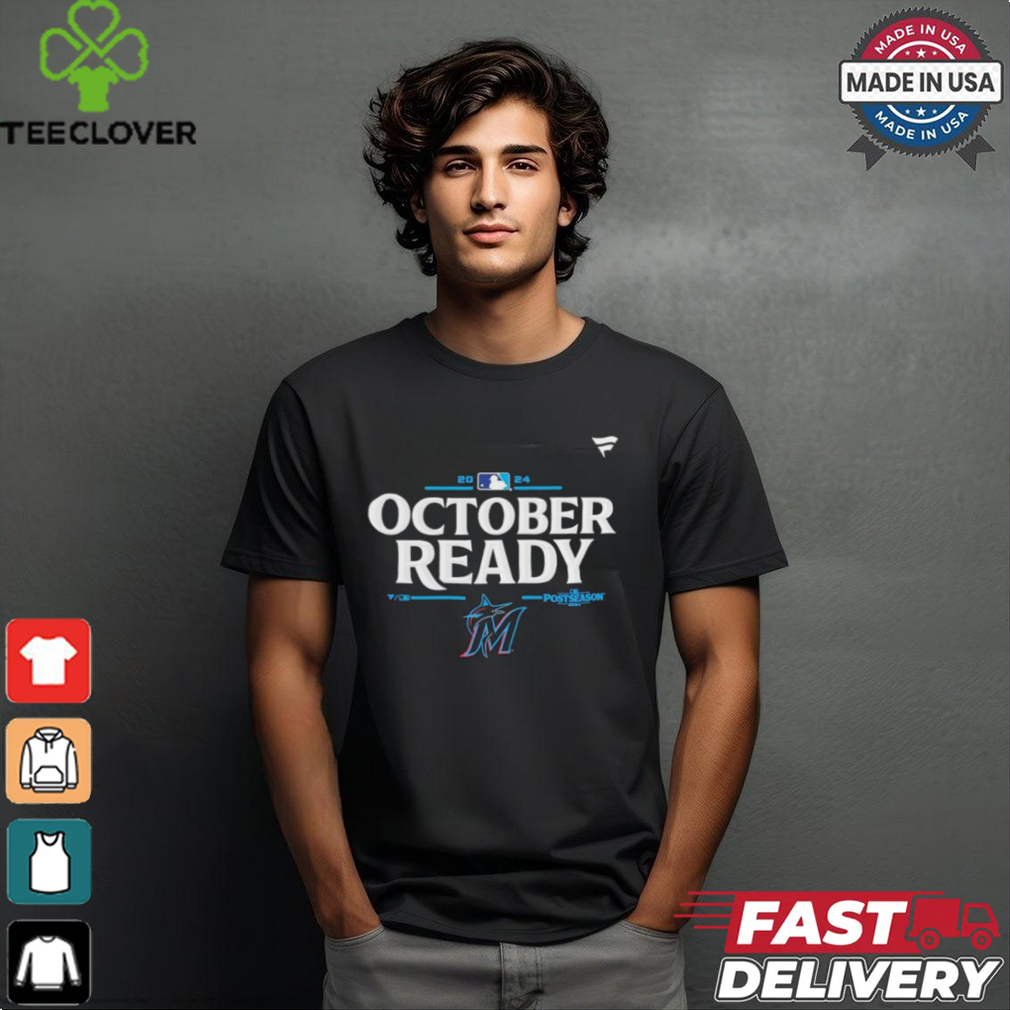 Official Miami Marlins 2024 Mlb Postseason Locker Room shirt Official Miami Marlins 2024 Mlb Postseason Locker Room shirt