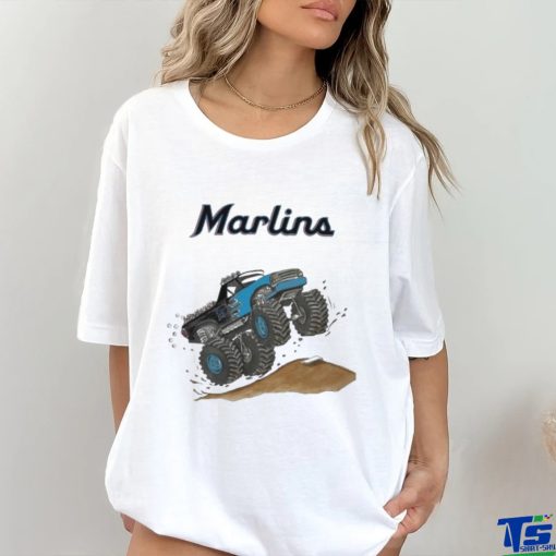 Official Miami Marlins Monster Truck MLB Shirt