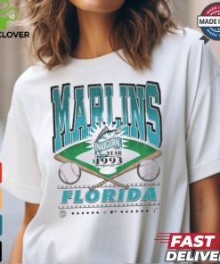 Official Miami Marlins White Straight Shot 47 Franklin Fashion Shirt