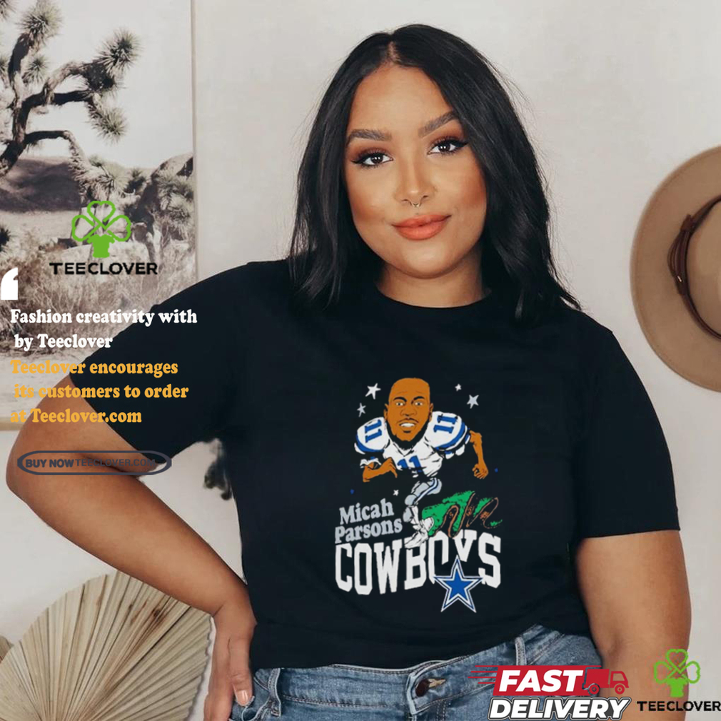 Official Micah Parsons Dallas Cowboys Homage Caricature Player Shirt Official Micah Parsons Dallas Cowboys Homage Caricature Player Shirt