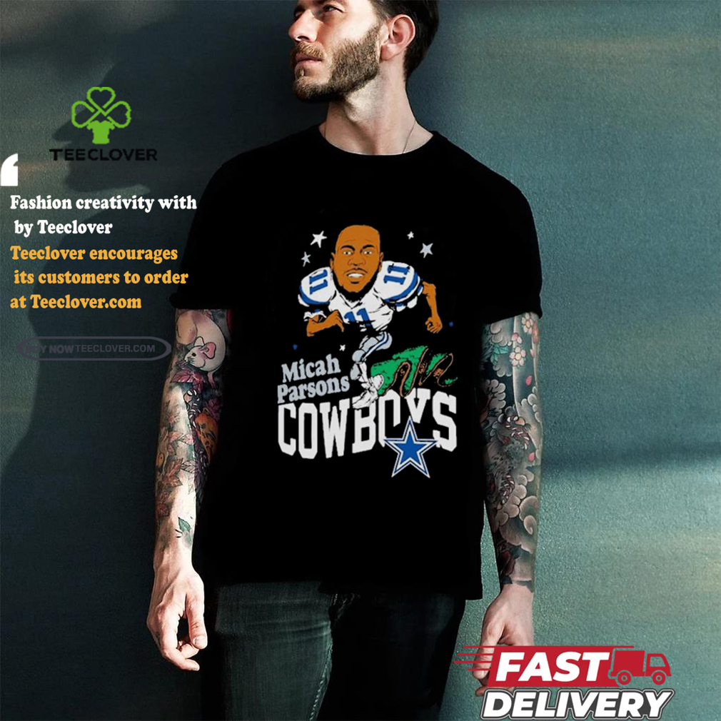 Official Micah Parsons Dallas Cowboys Homage Caricature Player Shirt Official Micah Parsons Dallas Cowboys Homage Caricature Player Shirt