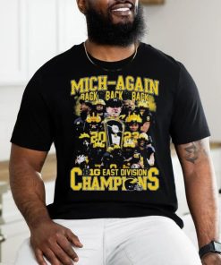 Official Mich Again Back To Back To Back Big East Division Champions T Shirt