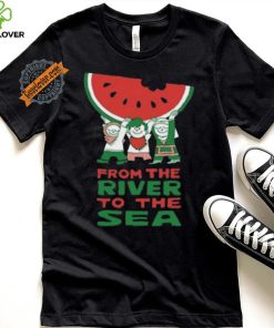 Official Mich from the river to the sea watermelon palestine shirt