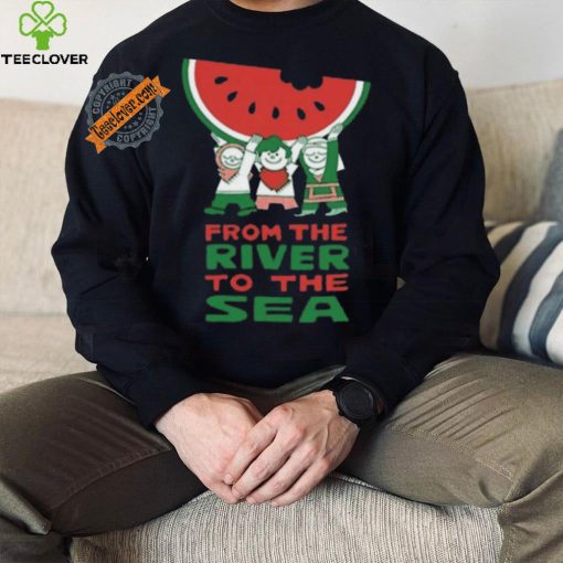 Official Mich from the river to the sea watermelon palestine hoodie, sweater, longsleeve, shirt v-neck, t-shirt