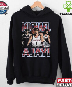Official Michael Ajayi 90s Graphic Gonzaga Bulldogs Vintage Players t shirt
