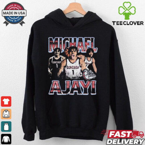 Official Michael Ajayi 90s Graphic Gonzaga Bulldogs Vintage Players t shirt