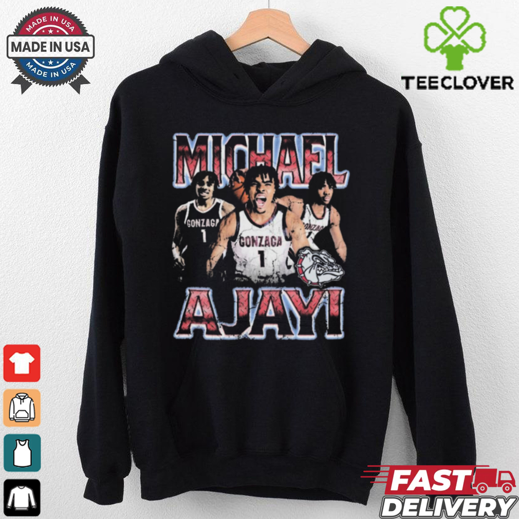 Official Michael Ajayi 90s Graphic Gonzaga Bulldogs Vintage Players t shirt Official Michael Ajayi 90s Graphic Gonzaga Bulldogs Vintage Players t shirt