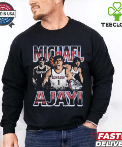 Official Michael Ajayi 90s Graphic Gonzaga Bulldogs Vintage Players t shirt