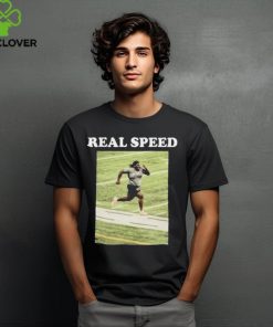 Official Michael Huff Wearing T'vondre Sweat Real Speed Shirts