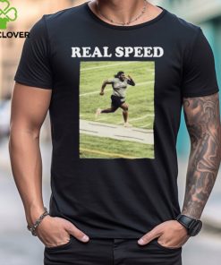 Official Michael Huff Wearing T'vondre Sweat Real Speed Shirts