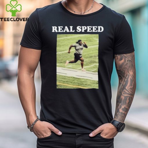 Official Michael Huff Wearing T'vondre Sweat Real Speed Shirts