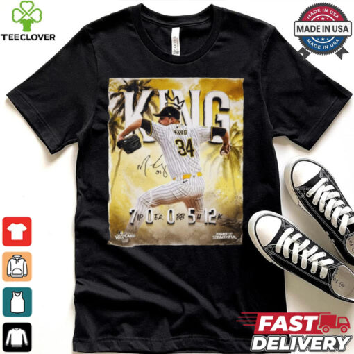 Official Michael King San Diego Padres MLB 700512 Signature Poster t hoodie, sweater, longsleeve, shirt v-neck, t-shirt