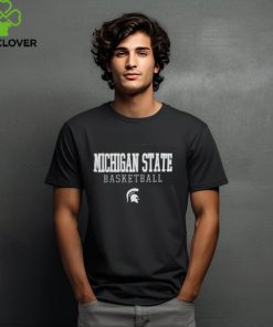 Official Michigan State Spartans Champion Basketball Stack Logo T Shirt