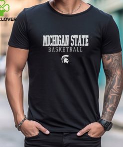 Official Michigan State Spartans Champion Basketball Stack Logo T Shirt