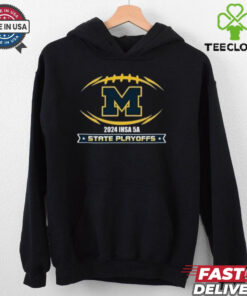 Official Michigan Wolverines 2024 IHSA 5A State Playoffs Marion Wildcat Football t shirt