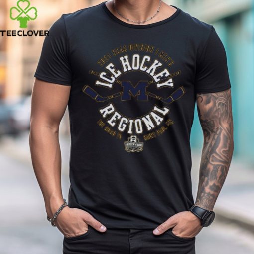 Official Michigan Wolverines 2024 NCAA Division I Men’s Ice Hockey Regional T Shirt