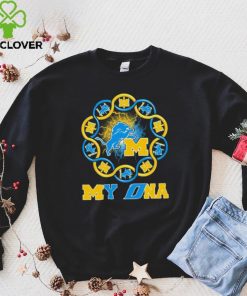 Official Michigan Wolverines And Detroit Lions My DNA Shirt