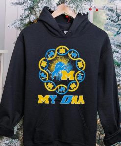 Official Michigan Wolverines And Detroit Lions My DNA Shirt