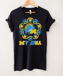 Official Michigan Wolverines And Detroit Lions My DNA Shirt