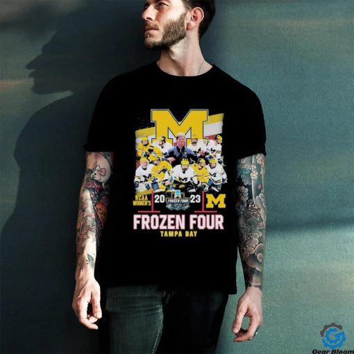 Official Michigan Wolverines Players 2023 NCAA Men’s Hockey Frozen Four hoodie, sweater, longsleeve, shirt v-neck, t-shirt