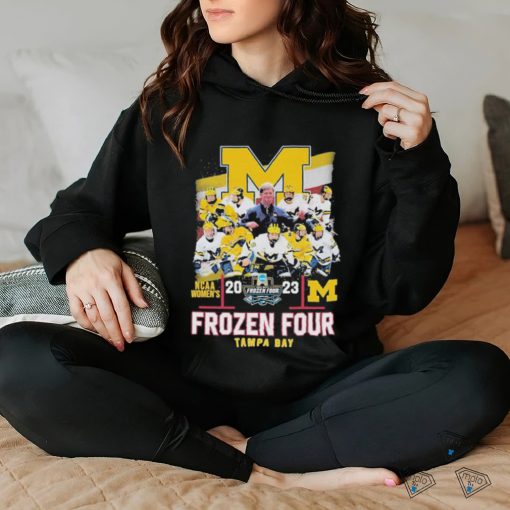 Official Michigan Wolverines Players 2023 NCAA Men’s Hockey Frozen Four hoodie, sweater, longsleeve, shirt v-neck, t-shirt